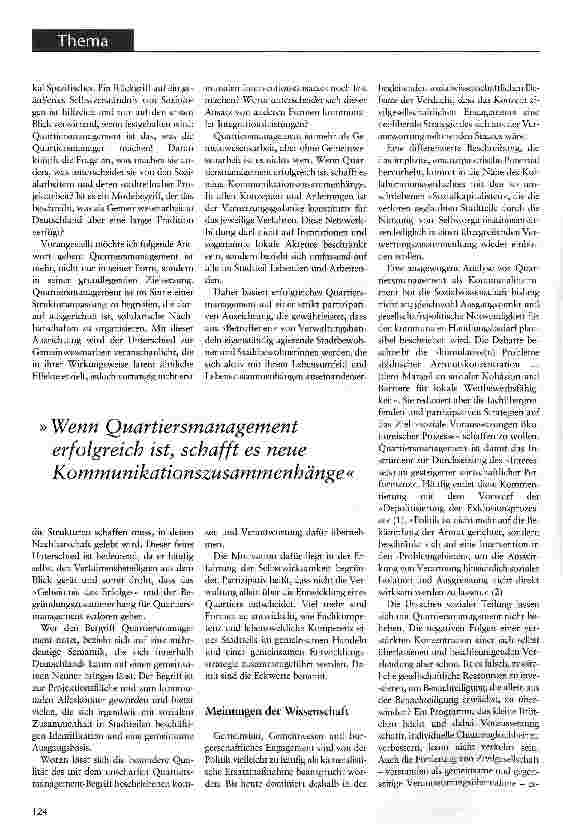 Vorschauseite 2: Auf Vernetzung kommt es an