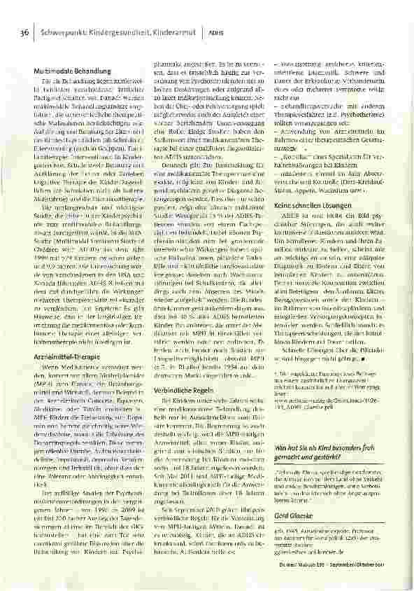 Vorschauseite 3: Zu viel, zu wenig oder die falsche Therapie