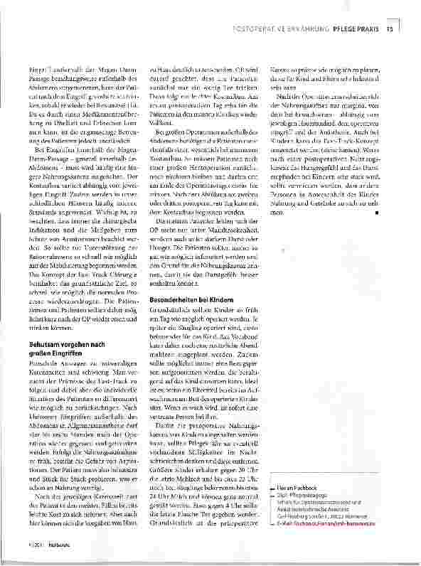Vorschauseite 2: Kostaufbau - Entwicklungen und Trends