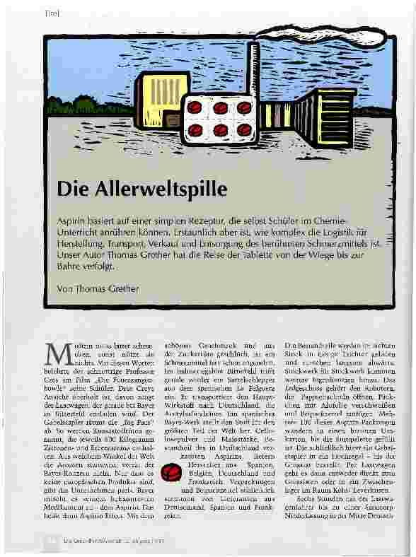 Vorschauseite 1: Die Allerweltspille