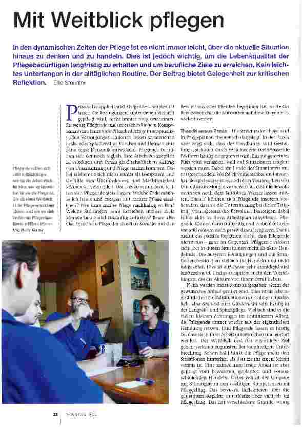 Vorschauseite 1: Mit Weitblick pflegen