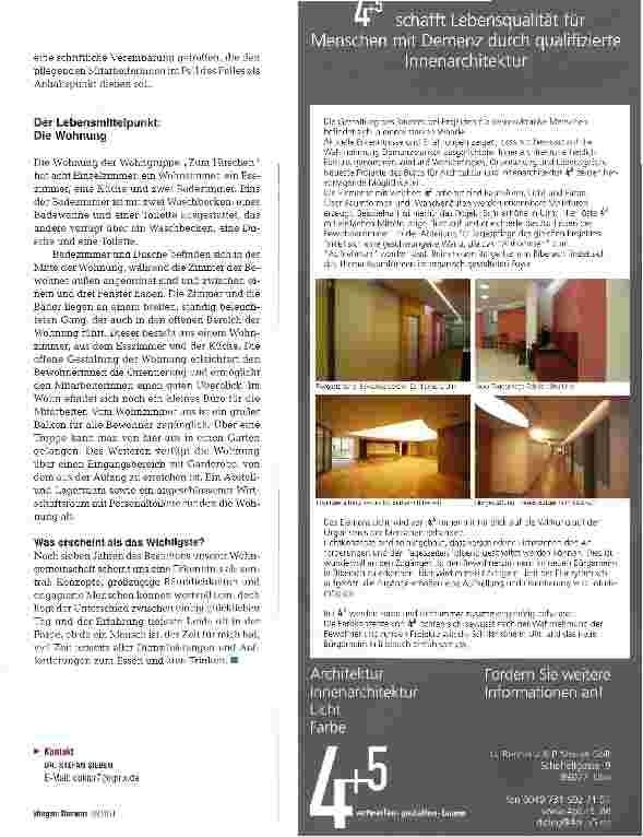 Vorschauseite 4: Demenz in Würde