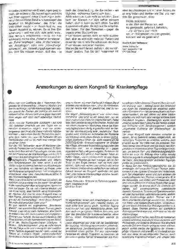 Vorschauseite 3: Die gute Schwester - Der gute Pfleger
