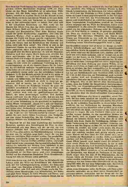 Vorschauseite 2: Die geistige Haltung der Frau Die Frauenbewegung - gestern, heute und morgen (III)