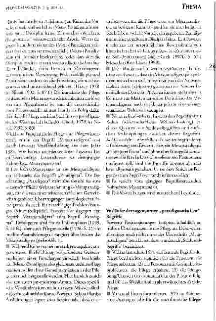 Vorschauseite 4: Was kennzeichnet die Disziplin Pflege? Eine Diskussion des sogenannten Metaparadigmas der Pflege von J. Fawcett