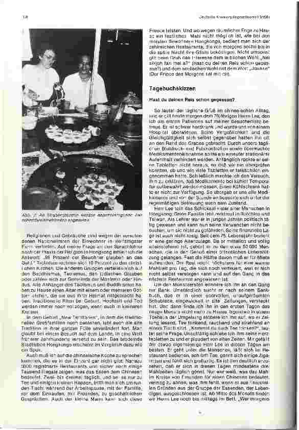 Vorschauseite 2: Aus den Aufzeichnungen einer Gemeindeschwester in Hongkong