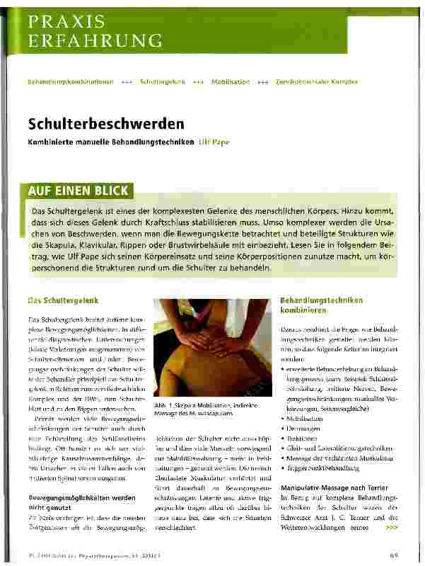 Vorschauseite 1: Schulterbeschwerden