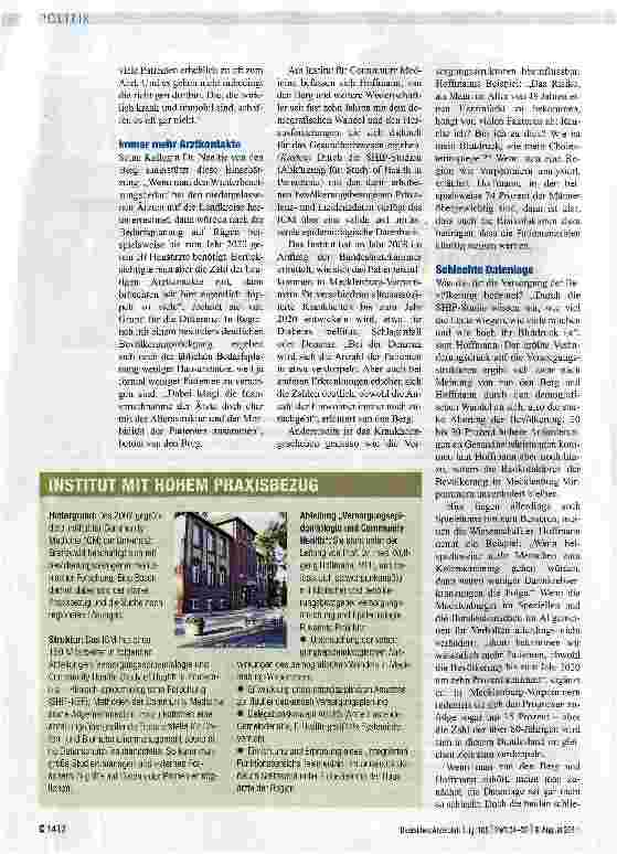 Vorschauseite 2: Ab in die Zukunft - mit praxisnaher Forschung