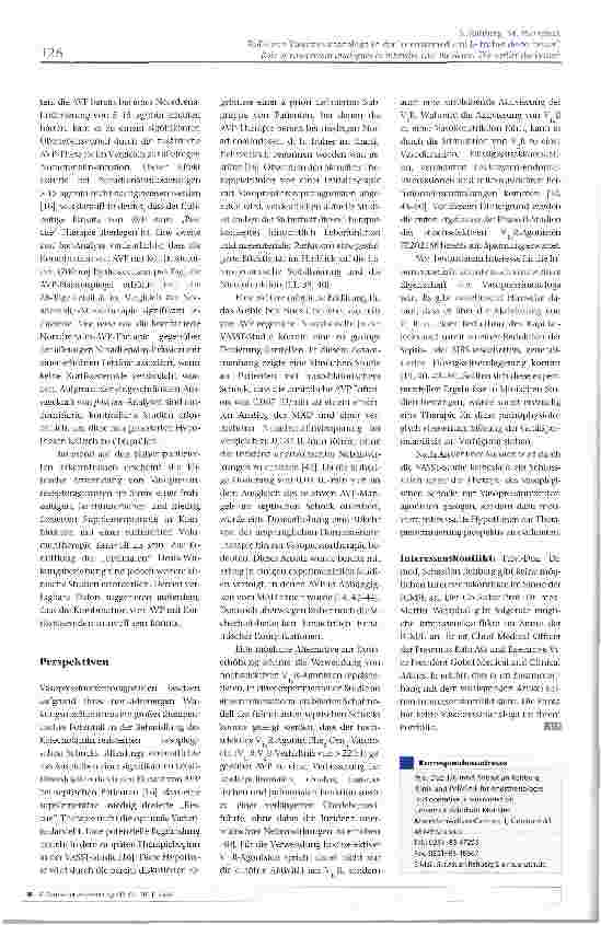 Vorschauseite 3: Rolle vonVasopressinanaloga in der Intensivmedizin: Je früher desto besser?
