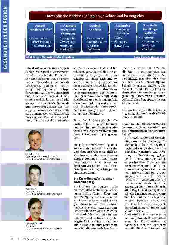 Vorschauseite 2: Ländliche Versorgung mit neuer PerspektiveUmfassende Regionalanalyse und Sektoren übergreifende Kooperationen als Erfolgsfaktoren