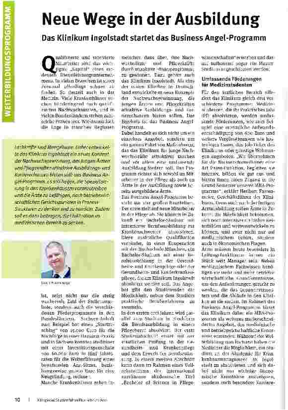 Vorschauseite 1: Neue Wege in der Ausbildung