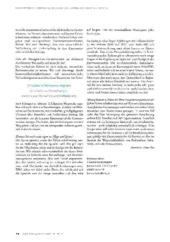Vorschauseite 2: Es ist ein Geben und Nehmen