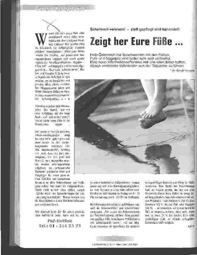 Vorschauseite 1: Zeigt her Eure Füße. ..