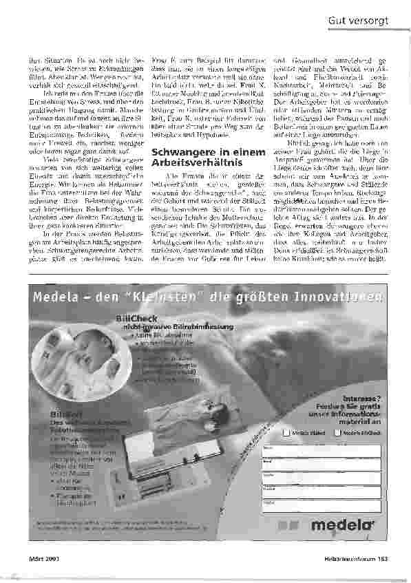 Vorschauseite 2: GUT VERSORGT IN DER SCHWANGERSCHAFT