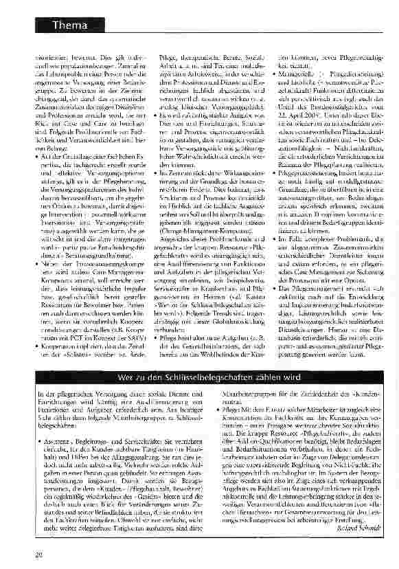 Vorschauseite 4: Care zwischen Haushaltsproduktion und DienstleistungNachfrage und Ausdifferenzierung des Profils von Pflege im demographischen Wandel