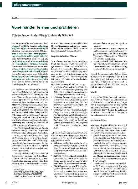 Vorschauseite 1: Voneinander lernen und profitieren