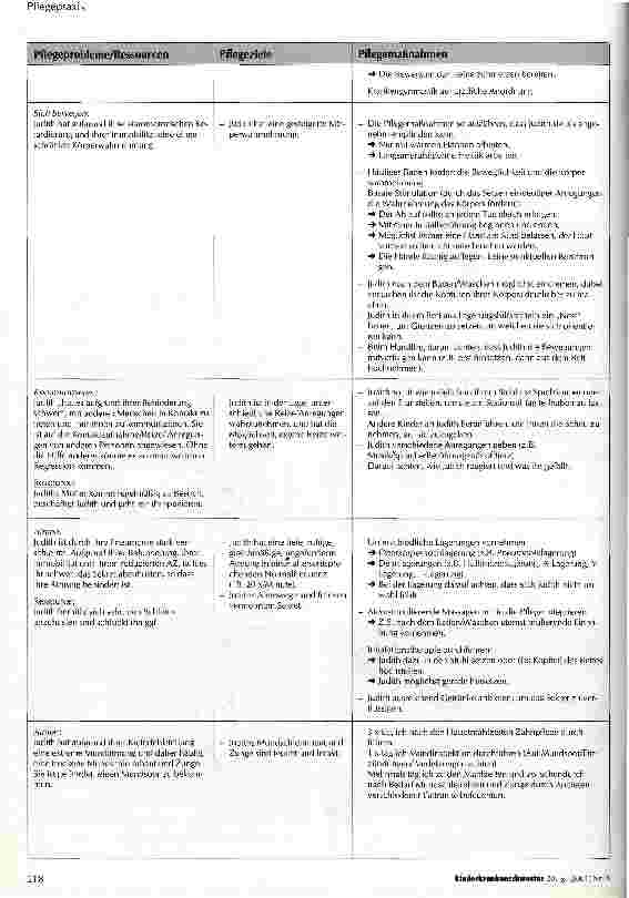Vorschauseite 4: Pflegeplan bei einem schwerst mental, psychomotorisch und statomotorisch retardierten Kind