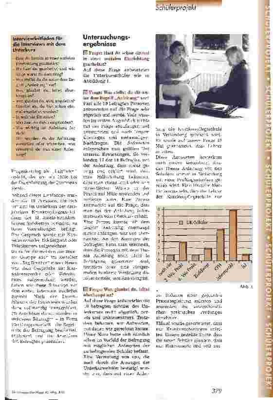 Vorschauseite 2: Krankenpflegeschüler als Pflegeforscher Erfahrungsbericht eines Schülerprojekts: Schüler leiten Schüler an
