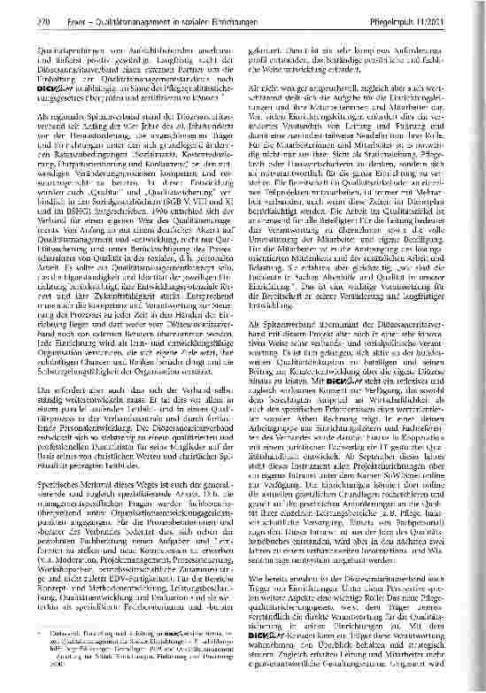 Vorschauseite 2: Qualitätsmanagement in sozialen Einrichtungen aus der Sicht eines regionalen Spitzenund Trägerverbandes