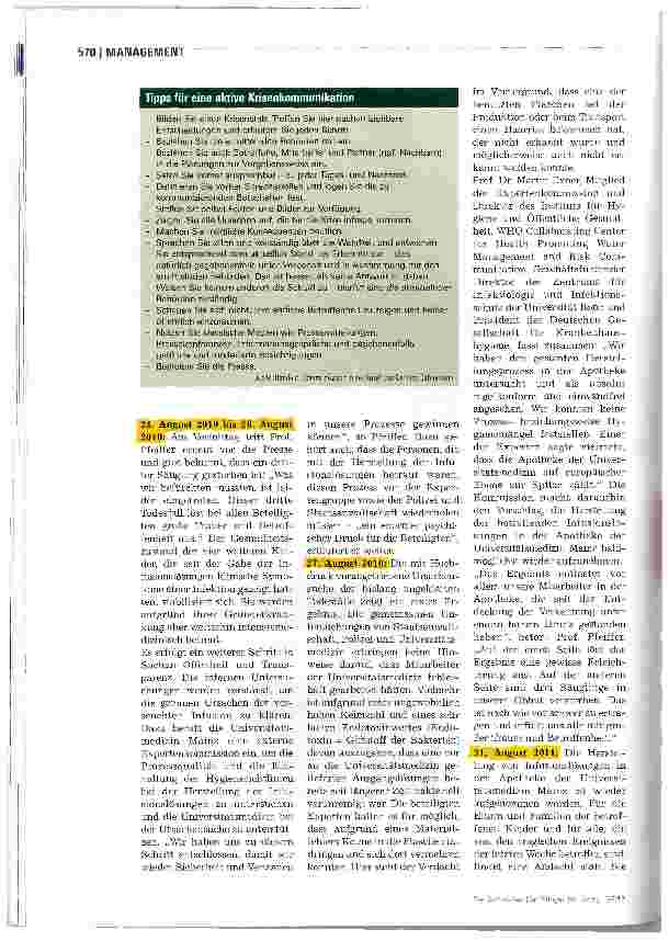 Vorschauseite 3: Offen und ehrlich im Worst Case