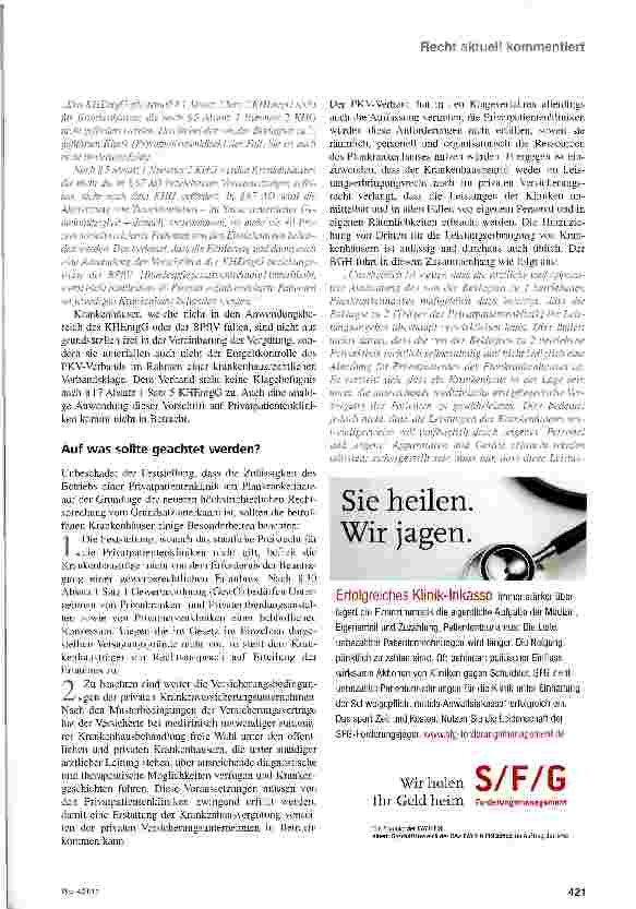 Vorschauseite 3: Die Privatpatientenklinik am Plankrankenhaus