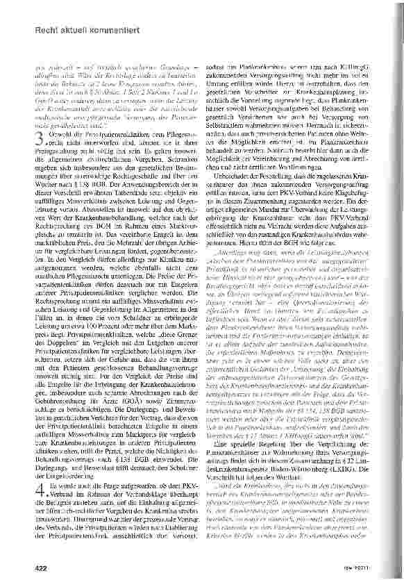 Vorschauseite 4: Die Privatpatientenklinik am Plankrankenhaus