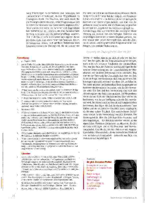 Vorschauseite 5: Von einigen Schwierigkeiten, ambulante Hospizarbeit anzunehmen