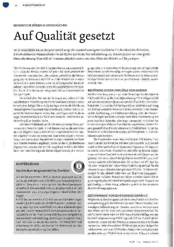 Vorschauseite 1: Auf Qualität gesetzt