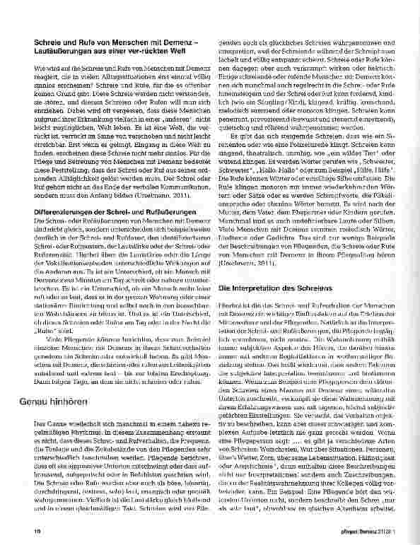Vorschauseite 3: Der Schrei - Anfang der menschlichen Kommunikation