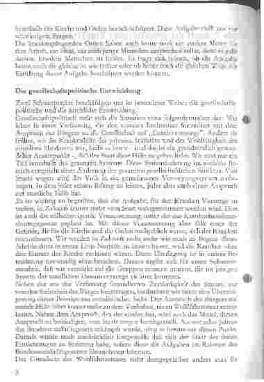 Vorschauseite 2: Die Zukunft der ordenseigenen Krankenhäuser angesichts der gesellschaftspolitischen und kirchlichen Entwicklung