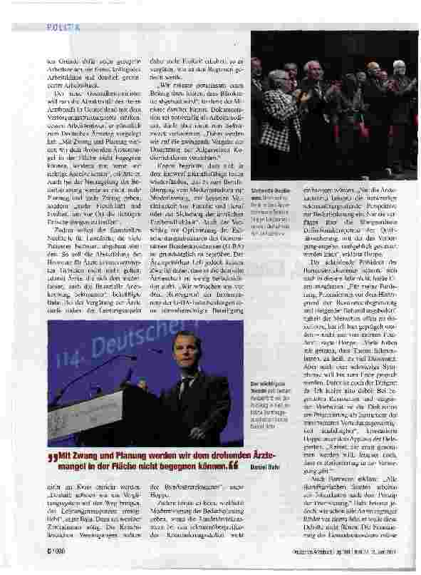 Vorschauseite 2: Abschied, Einstand und viel Applaus