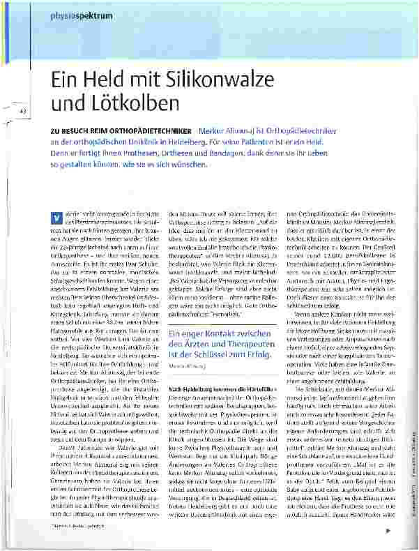 Vorschauseite 1: Ein Held mit Silikonwalze und Lötkolben