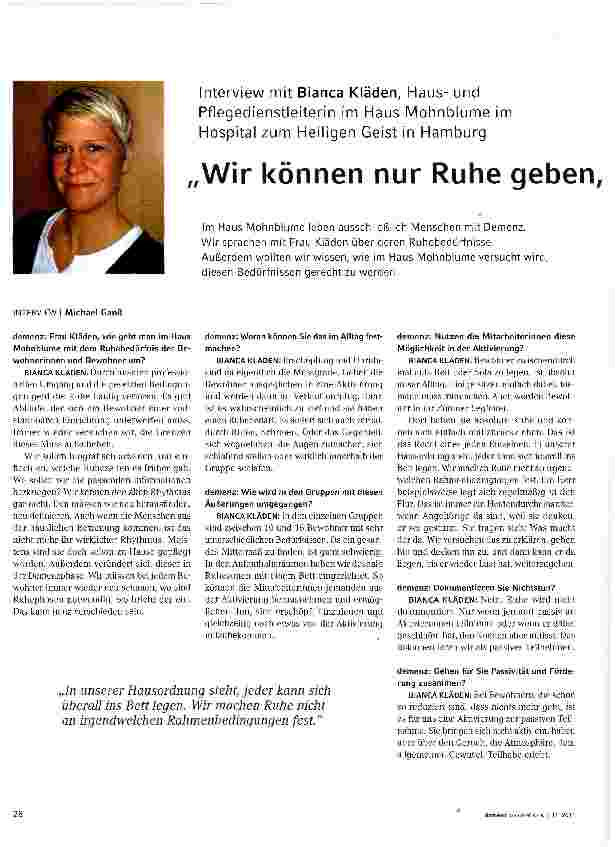 Vorschauseite 1: Wir können nur Ruhe geben, wenn wir herausfinden, was sie suchen