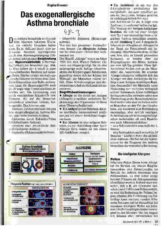 Vorschauseite 1: Das exogenallergische Asthma bronchiale