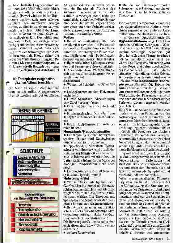 Vorschauseite 3: Das exogenallergische Asthma bronchiale