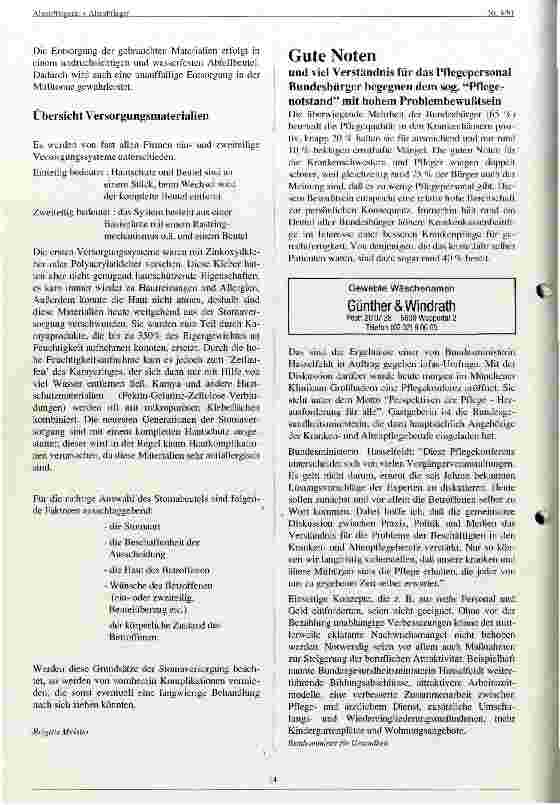 Vorschauseite 2: Workshop Stomaversorgung im Alter