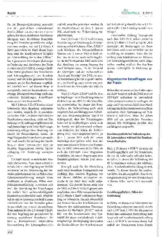 Vorschauseite 2: Neues vom Zuzahlungsinkasso