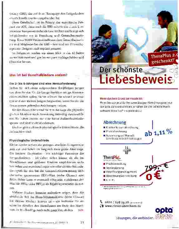 Vorschauseite 2: Lungenfunktionsdiagnostik bei VorschulkindernGemeinsames Statement der American Thoracic Society und der European Respiratory Society