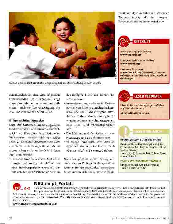 Vorschauseite 3: Lungenfunktionsdiagnostik bei VorschulkindernGemeinsames Statement der American Thoracic Society und der European Respiratory Society