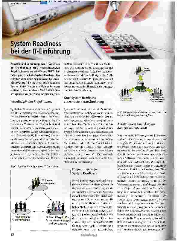 Vorschauseite 1: System Readlness bei der IT-Einführung