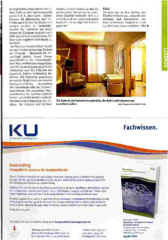 Vorschauseite 2: Kliniken im Hotel-Ambiente