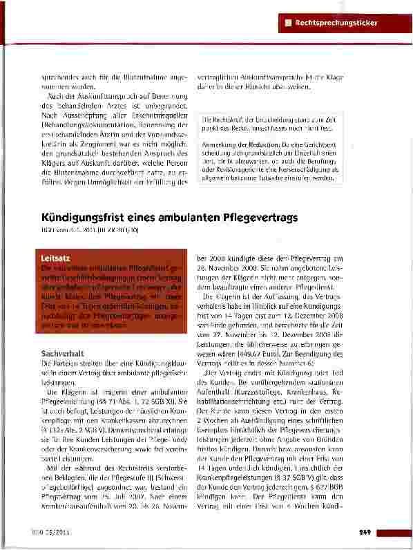 Vorschauseite 4: Aufklärung über das Risiko einer Blutentnahme