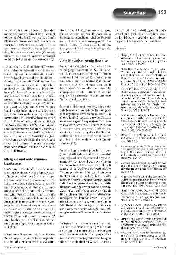 Vorschauseite 2: Vitamin D als Hoffnungsträger Teil 2