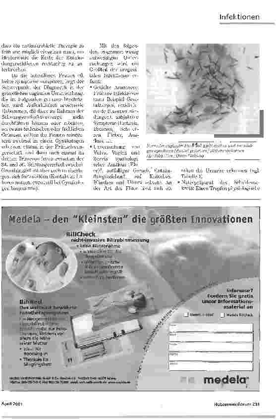 Vorschauseite 2: INFEKTIONENIN DER SCHWANGERSCHAFT UND BEIM NEUGEBORENEN - EINE ÜBERSICHT (TEIL I)