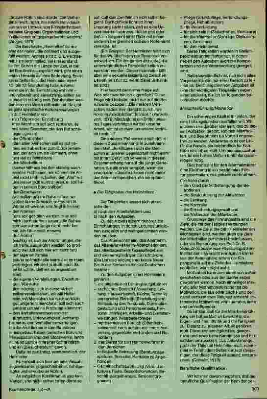 Vorschauseite 2: Altenheimleiter - ein Beruf ohne Berufsbild?