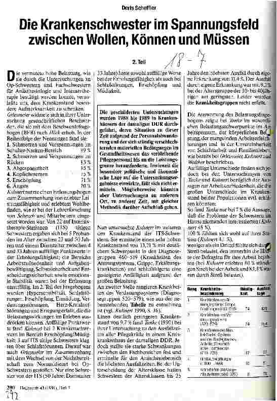 Vorschauseite 1: Die Krankenschwester im Spannungsfeld zwischen Wollen, Können und Müssen