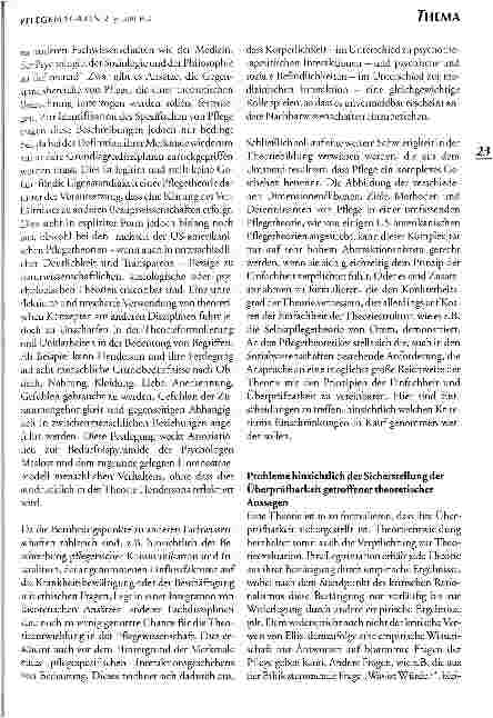 Vorschauseite 4: Probleme der Theoriebildung und Theorieüberprüfung in der Pflegewissenschaft