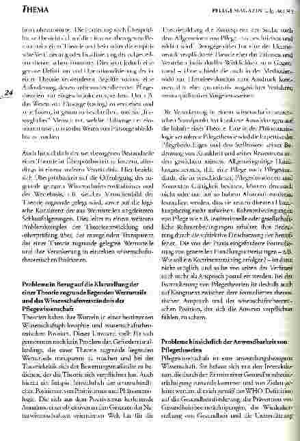 Vorschauseite 5: Probleme der Theoriebildung und Theorieüberprüfung in der Pflegewissenschaft