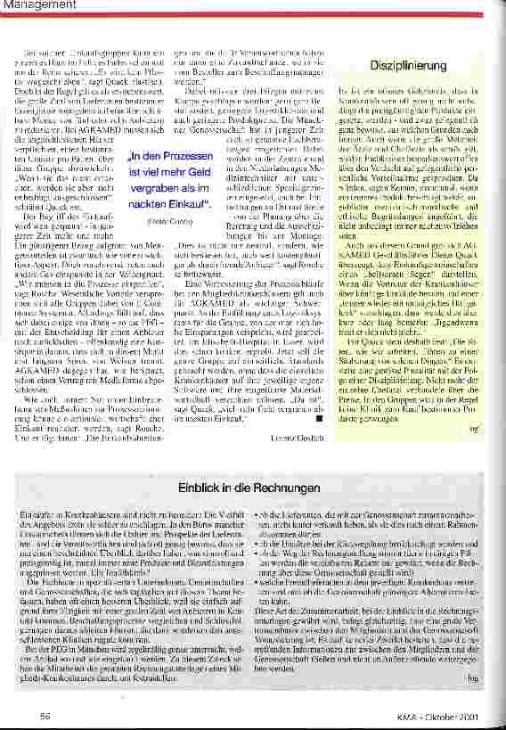 Vorschauseite 3: Medizin zu bezahlbaren Preisen