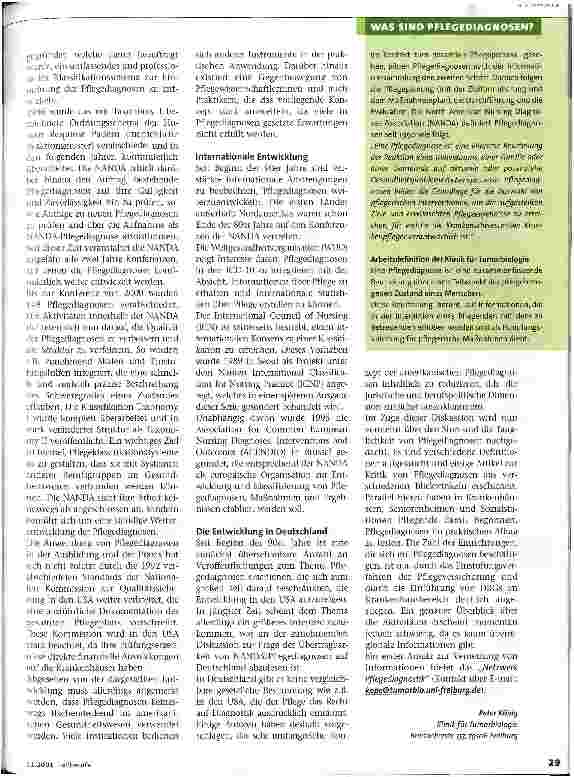 Vorschauseite 2: Geschichte und Entstehung von Pflegediagnosen